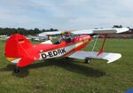 D-EDRK @ EDOI - EAA Acro Sport II at Bienenfarm airfield during the 2025 Quax Bücker-Treffen (Bücker-Meeting) and Vintage Aerobatic World Championships