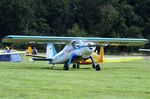 D-EGVC @ EDOI - Dornier Do 27J-1 at Bienenfarm airfield during the 2025 Quax Bücker-Treffen (Bücker-Meeting) and Vintage Aerobatic World Championships
