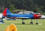 LY-BIA @ EDOI - Yakovlev Yak-52 at Bienenfarm airfield during the 2025 Quax Bücker-Treffen (Bücker-Meeting) and Vintage Aerobatic World Championships - by Ingo Warnecke