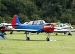 LY-BIA @ EDOI - Yakovlev Yak-52 at Bienenfarm airfield during the 2025 Quax Bücker-Treffen (Bücker-Meeting) and Vintage Aerobatic World Championships - by Ingo Warnecke