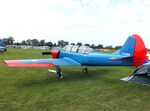 LY-BIA @ EDOI - Yakovlev Yak-52 at Bienenfarm airfield during the 2025 Quax Bücker-Treffen (Bücker-Meeting) and Vintage Aerobatic World Championships - by Ingo Warnecke