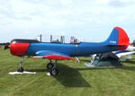 LY-BIA @ EDOI - Yakovlev Yak-52 at Bienenfarm airfield during the 2025 Quax Bücker-Treffen (Bücker-Meeting) and Vintage Aerobatic World Championships - by Ingo Warnecke