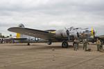 N390TH @ EGSU - 42-97849 (44-85734, N390TH) 1944 Boeing B-17G Flying Fortress 'Liberty Belle'  USAAF Flying Legends Duxford - by PhilR