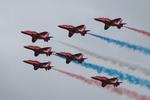 XX278 @ X3CX - The Red Arrows displaying at the Cromer Carnival. - by Graham Reeve