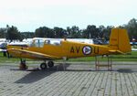 LN-LFK @ EDOI - SAAB 91B-2 Safir at Bienenfarm airfield during the 2025 Quax Bücker-Treffen (Bücker-Meeting) and Vintage Aerobatic World Championships