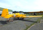 LN-LFK @ EDOI - SAAB 91B-2 Safir at Bienenfarm airfield during the 2025 Quax Bücker-Treffen (Bücker-Meeting) and Vintage Aerobatic World Championships