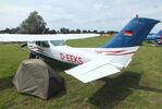 D-EEKS @ EDOI - Cessna TR182 Turbo Skylane RG at Bienenfarm airfield during the 2025 Quax Bücker-Treffen (Bücker-Meeting) and Vintage Aerobatic World Championships - by Ingo Warnecke