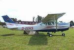 D-EEKS @ EDOI - Cessna TR182 Turbo Skylane RG at Bienenfarm airfield during the 2025 Quax Bücker-Treffen (Bücker-Meeting) and Vintage Aerobatic World Championships - by Ingo Warnecke