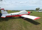 D-EAAM @ EDOI - Bölkow Bo 209 Monsun at Bienenfarm airfield during the 2025 Quax Bücker-Treffen (Bücker-Meeting) and Vintage Aerobatic World Championships - by Ingo Warnecke
