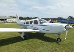 D-ECHC @ EDOI - Piper PA-32R-301 Saratoga SP at Bienenfarm airfield during the 2025 Quax Bücker-Treffen (Bücker-Meeting) and Vintage Aerobatic World Championships