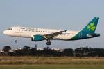 EI-DEI @ LMML - Airbus A320-214 reg EI-DEI of Aer Lingus landing in Malta on a scheduled flight from Dublin. - by raymond