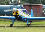 OE-CSA @ EDOI - Zlin Z-526F Trener at Bienenfarm airfield during the 2025 Quax Bücker-Treffen (Bücker-Meeting) and Vintage Aerobatic World Championships - by Ingo Warnecke