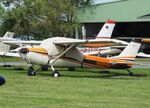 N69HG @ EDOI - Cessna 150G at Bienenfarm airfield during the 2025 Quax Bücker-Treffen (Bücker-Meeting) and Vintage Aerobatic World Championships - by Ingo Warnecke