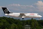 HB-IYU @ LSGG - Swiss RJ100 - by Andy Graf