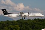 OE-LGR @ LSGG - Austrian Arrows DHC8-400 - by Andy Graf
