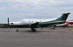 G-KFTI @ EGTF - Pilatus PC-12/47E at Fairoaks. Ex HB-FSX