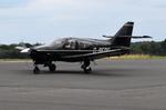 G-BEDG @ EGTF - Rockwell International 112 at Fairoaks. Ex N1219J