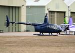 G-HKHK @ EGLD - Robinson R66 Turbine at Denham.