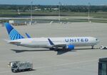 N665UA @ EDDB - Boeing 767-322 of United Airlines at Berlin-Brandenburg airport - by Ingo Warnecke