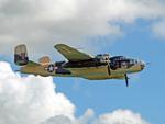 F-AZZU @ EGSU - 44-58811 (F-AZZU) 1945 NA B-25J USAF Mitchell Flying Legends Duxford