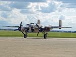F-AZZU @ EGSU - 44-58811 (F-AZZU) 1945 NA B-25J USAF Mitchell Flying Legends Duxford 