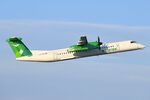 LN-WDI @ EGPD - Wideroe DHC8 taking-off - by FerryPNL