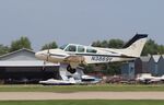 N3869Y @ KOSH - Beech B55 - by Mark Pasqualino