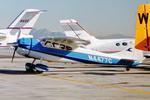 N4477C @ KSMO - N4477C 1947 Cessna 195 Businessliner Santa Monica 04.92