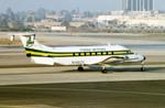 N146ZV @ LAX - N146ZV 1995 Beech 1900D Mesa Airlines LAX 01.96