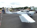 D-EFCM @ EDGS - Diamond DA-40 NG Diamond Star at the 2025 Flughafenfest (airport open day) at Siegerlandflughafen (Siegerland airport), Burbach - by Ingo Warnecke