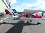 D-ETCA @ EDGS - Tecnam P2008 JC Mk II at the 2025 Flughafenfest (airport open day) at Siegerlandflughafen (Siegerland airport), Burbach - by Ingo Warnecke