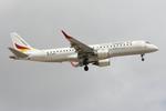 D-APRI @ LMML - German Airways Embraer 190LR-100LR reg D-APRI on short finals to RW13 landing in Malta. - by raymond