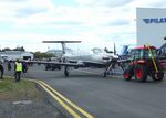 D-FGLC @ EDGS - Pilatus PC-12 NGX at the 2025 Flughafenfest (airport open day) at Siegerlandflughafen (Siegerland airport), Burbach - by Ingo Warnecke