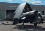 D-FCOR @ EDGS - Vought F4U-5NL Corsair at the 2025 Flughafenfest (airport open day) at Siegerlandflughafen (Siegerland airport), Burbach - by Ingo Warnecke