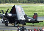 D-FCOR @ EDGS - Vought F4U-5NL Corsair at the 2025 Flughafenfest (airport open day) at Siegerlandflughafen (Siegerland airport), Burbach - by Ingo Warnecke