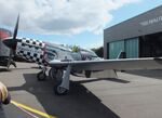 OO-NZW @ EDGS - North American P-51D Mustang at the 2025 Flughafenfest (airport open day) at Siegerlandflughafen (Siegerland airport), Burbach - by Ingo Warnecke