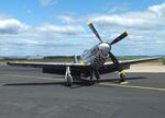 OO-NZW @ EDGS - North American P-51D Mustang at the 2025 Flughafenfest (airport open day) at Siegerlandflughafen (Siegerland airport), Burbach - by Ingo Warnecke
