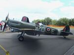 OO-IXB @ EDGS - Supermarine Spitfire LF IXc at the 2025 Flughafenfest (airport open day) at Siegerlandflughafen (Siegerland airport), Burbach - by Ingo Warnecke