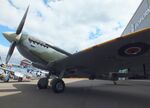 OO-IXB @ EDGS - Supermarine Spitfire LF IXc at the 2025 Flughafenfest (airport open day) at Siegerlandflughafen (Siegerland airport), Burbach - by Ingo Warnecke