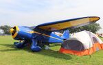 N73589 @ KOSH - Stinson V77 - by Mark Pasqualino