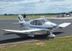 D-EGTP @ EDGS - Robin DR.400-180 Regent at the 2025 Flughafenfest (airport open day) at Siegerlandflughafen (Siegerland airport), Burbach - by Ingo Warnecke