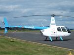 D-HNEL @ EDGS - Robinson R44 Raven II at the 2025 Flughafenfest (airport open day) at Siegerlandflughafen (Siegerland airport), Burbach - by Ingo Warnecke