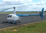D-HNEL @ EDGS - Robinson R44 Raven II at the 2025 Flughafenfest (airport open day) at Siegerlandflughafen (Siegerland airport), Burbach - by Ingo Warnecke