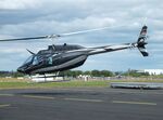 D-HHUD @ EDGS - Bell 206B-3 JetRanger III at the 2025 Flughafenfest (airport open day) at Siegerlandflughafen (Siegerland airport), Burbach - by Ingo Warnecke