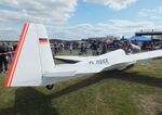 D-0855 @ EDGS - Schleicher ASK-13 at the 2025 Flughafenfest (airport open day) at Siegerlandflughafen (Siegerland airport), Burbach - by Ingo Warnecke