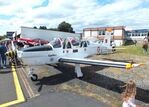 N837MT @ EDGS - SOCATA TB-30 Epsilon at the 2025 Flughafenfest (airport open day) at Siegerlandflughafen (Siegerland airport), Burbach - by Ingo Warnecke