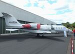 N600XR @ EDGS - Learjet 60 at the 2025 Flughafenfest (airport open day) at Siegerlandflughafen (Siegerland airport), Burbach - by Ingo Warnecke