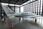 PH-SWN @ EDGS - Cessna 414A Chancellor at the 2025 Flughafenfest (airport open day) at Siegerlandflughafen (Siegerland airport), Burbach - by Ingo Warnecke