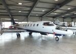 D-CDIM @ EDGS - Gates Learjet 35A, undergoing maintenance at Siegerlandflughafen (Siegerland airport), Burbach during the 2025 Flughafenfest (airport open day) - by Ingo Warnecke