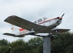 D-ECOF - Piper PA-28-140 Cherokee Cruiser, mounted as a giant weather vane outside the Siegerland Airport, Burbach - by Ingo Warnecke